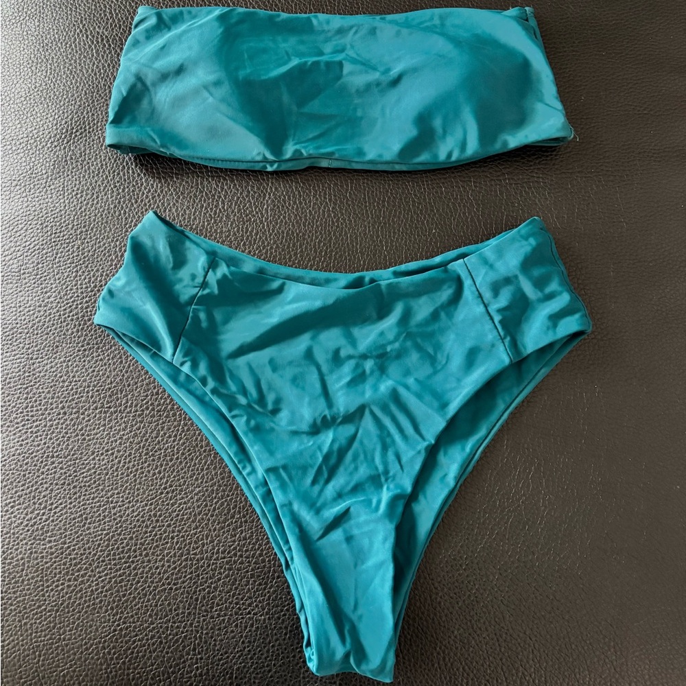 Teal Zaful Bikini, Size Small